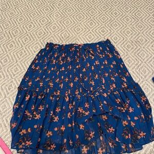 Scotch and soda mini floral skirt